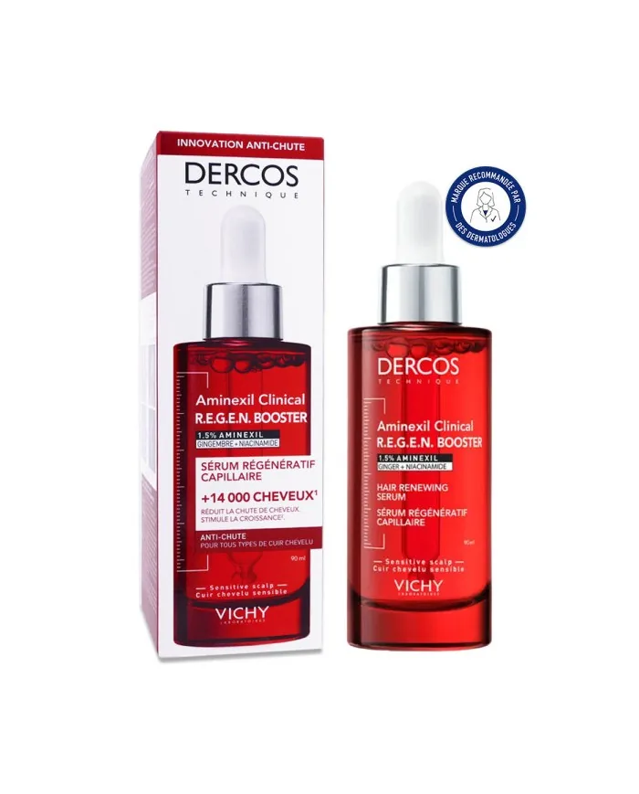 Sérum booster Aminexil Clinical R.E.G.E.N Vichy Dercos 90 ml Sérum Vichy Dercos Aminexil Clinical R.E.G.E.N 90 ml