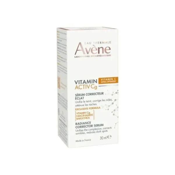 سيروم مصحح للإشراق Vitamin Activ Cg من Avène 30 مل – منظر أمامي
