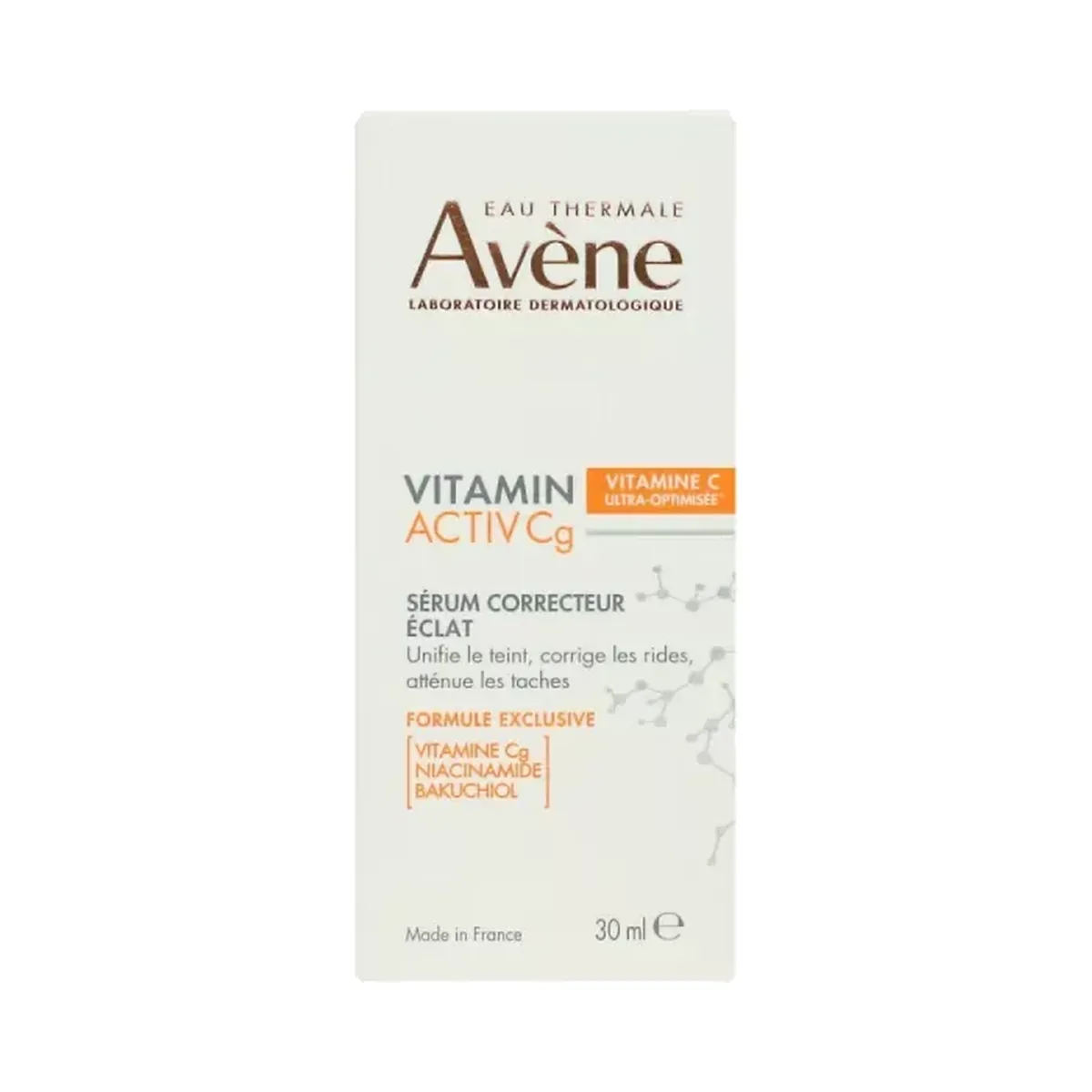 Sérum correcteur éclat Vitamin Activ Cg Avène 30 ml علبة 30 مل من سيروم الإشراق المصحح Vitamin Activ Cg من Avène