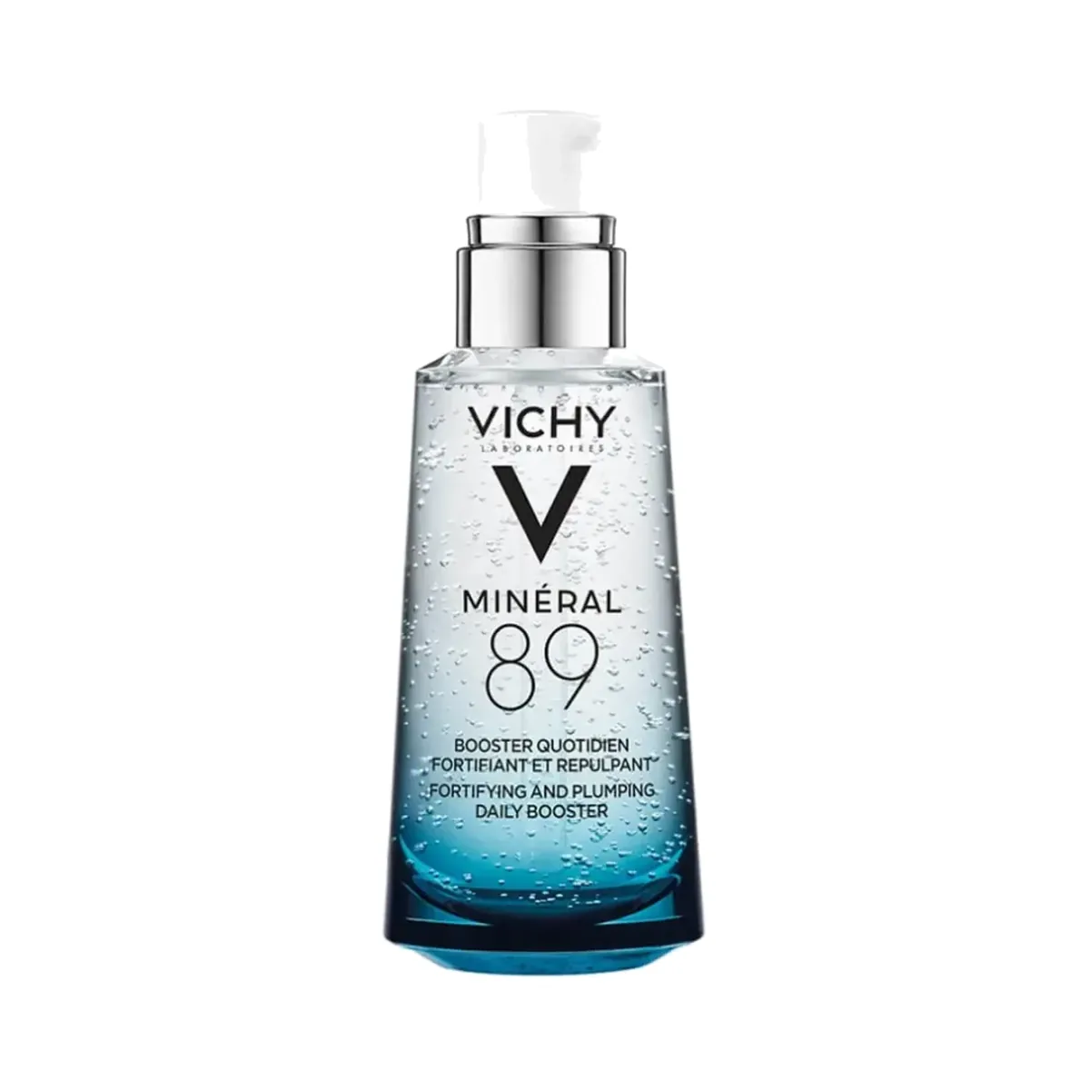 Sérum fortifiant Minéral 89 Vichy 50 ml Flacon pompe de 50 ml du booster Minéral 89 de Vichy
