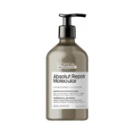 Shampoing Absolut Repair Molecular L'Oréal Professionnel, flacon pompe de 500 ml
