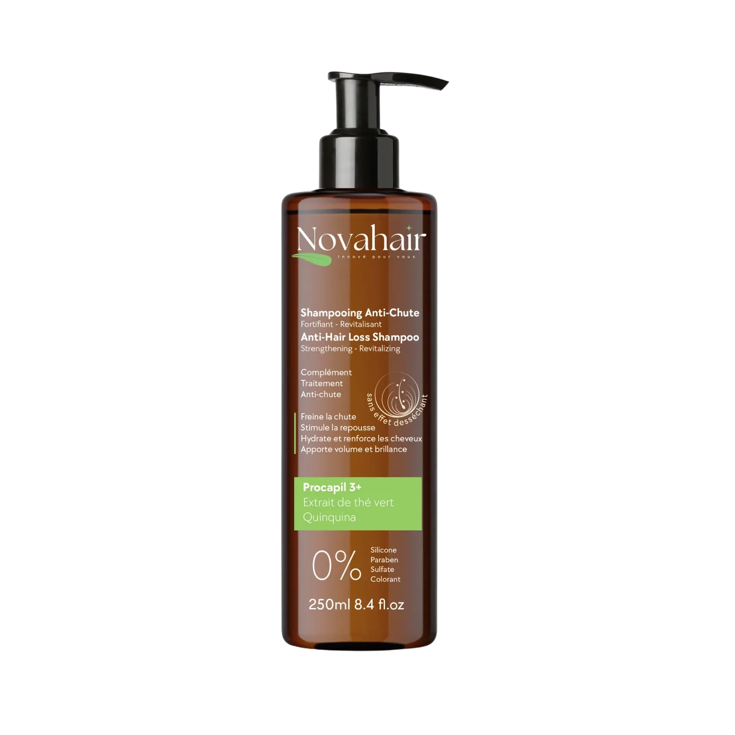Shampoing revitalisant et fortifiant Novahair Shampoing revitalisant et fortifiant Novahair – Novahair