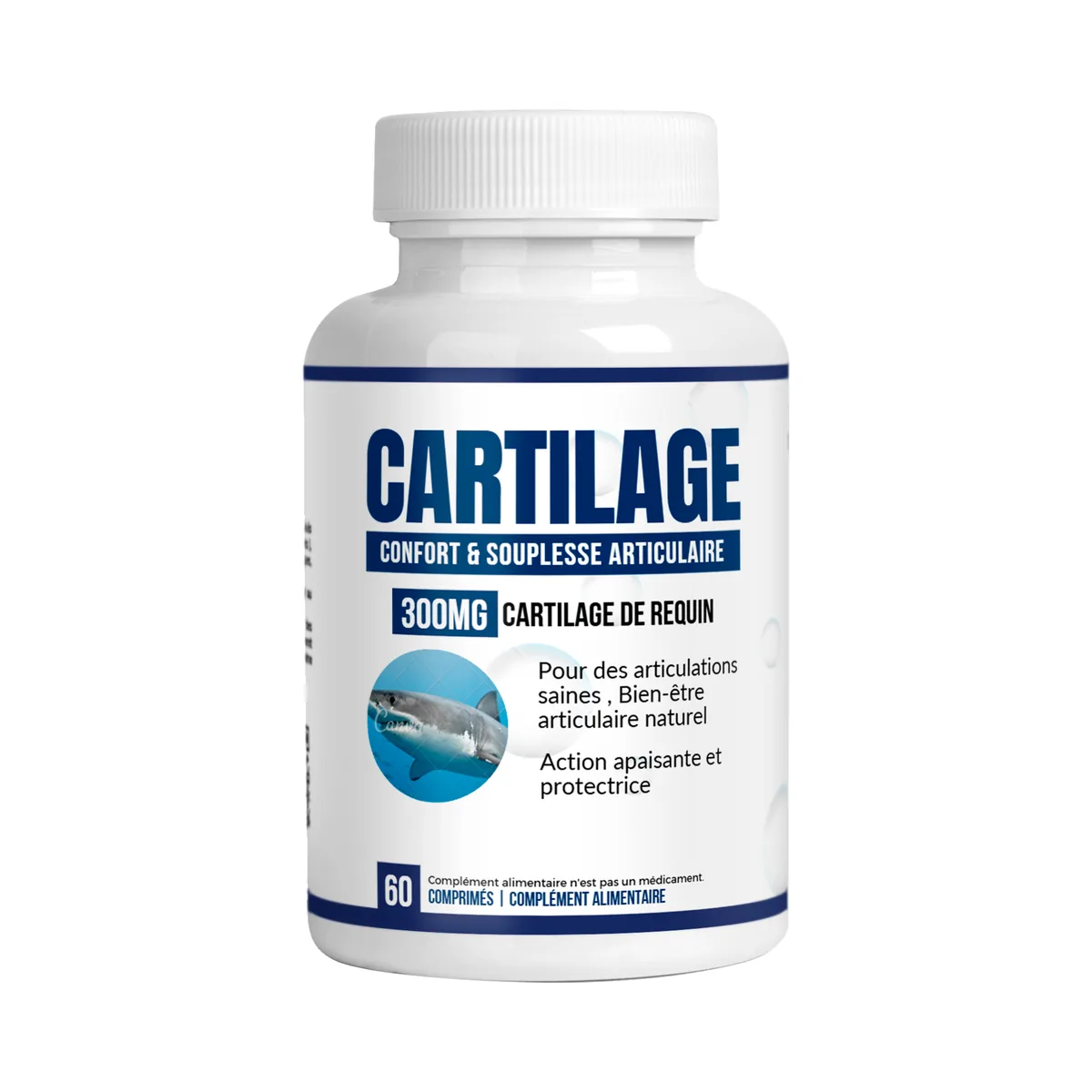 Soulagement Articulaire & Cartilage – Cartilage de Requin (Mobilité) Soulagement Articulaire & Cartilage – Cartilage de Requin (Mobilité) – AlphaVital