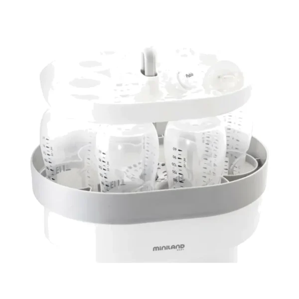 Stérilisateur biberons Steamy 6 biberons Miniland – vue trois-quarts