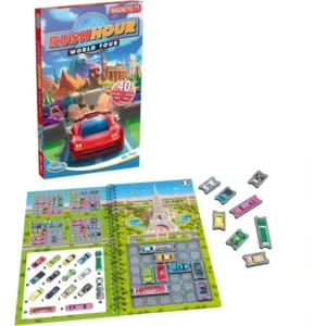 ThinkFun Rush Hour World Tour jeu de logique magnétique – ThinkFun