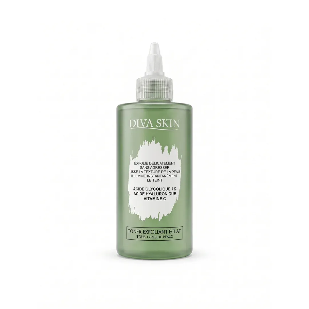 Toner exfoliant éclat Diva Skin 200 ml Toner exfoliant éclat Diva Skin 200 ml – Diva Skin