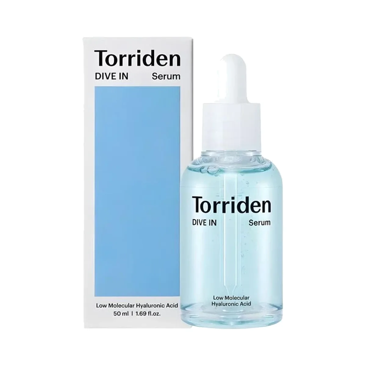 Torriden Sérum Acide Hyaluronique Bas Moléculaire 50 ml سيروم Dive In بحمض الهيالورونيك من Torriden، بحجم 50 مل