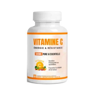 Vitamine C 500 mg – Immunité, Énergie & Antioxydant (Soutien Collagène) – AlphaVital