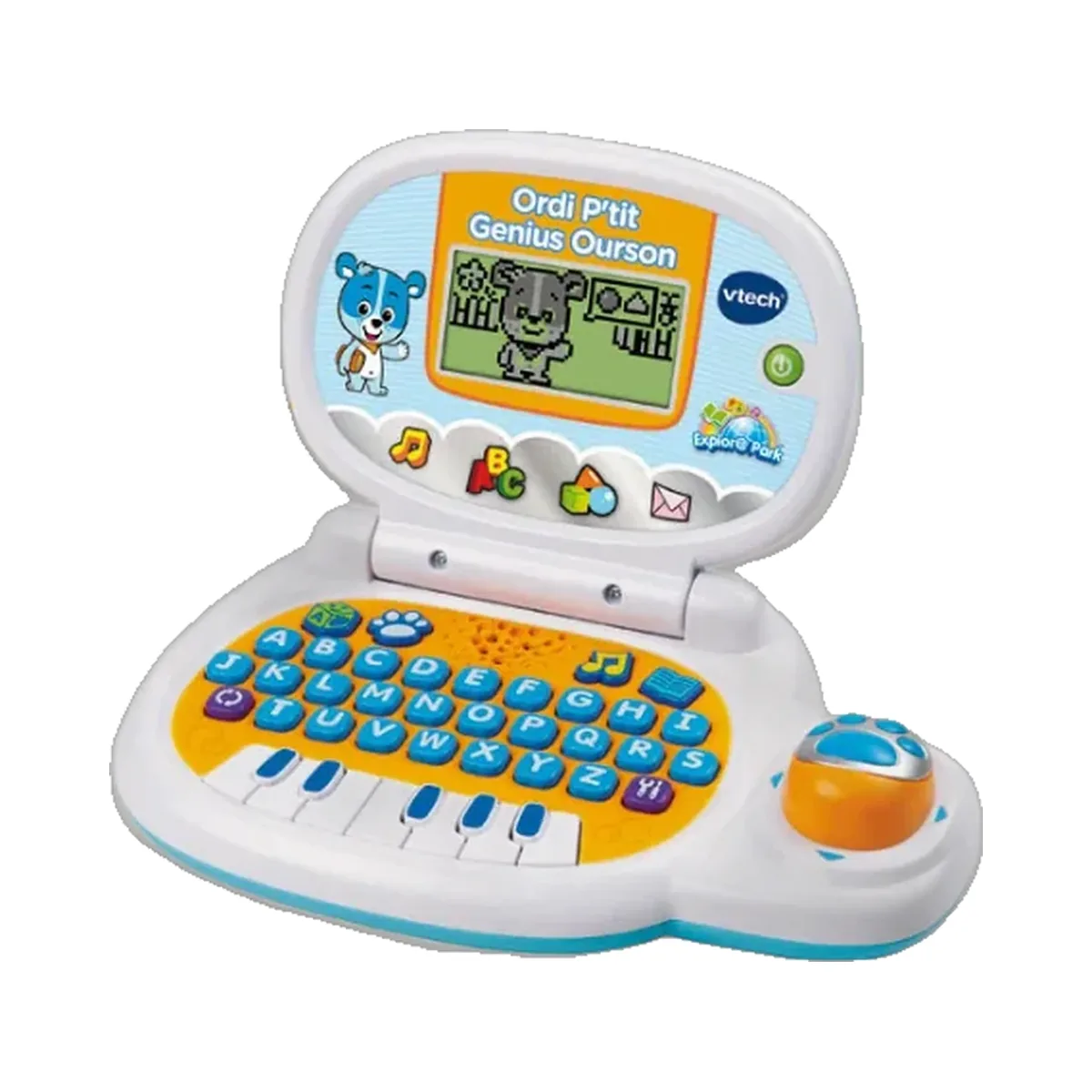 VTech Ordi P'tit Genius Ourson bleu ordinateur éducatif VTech حاسوب P'tit Genius الدبدوب الأزرق التعليمي – VTech