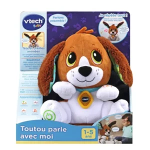 VTech peluche interactive Toutou parle avec moi – VTech